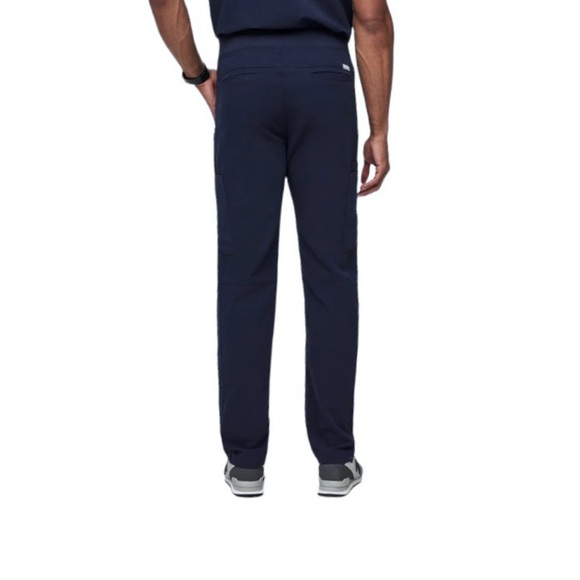 Figs Technical Collection Men's Navy Axim Cargo Scrub Pants - Picture 3 of 12